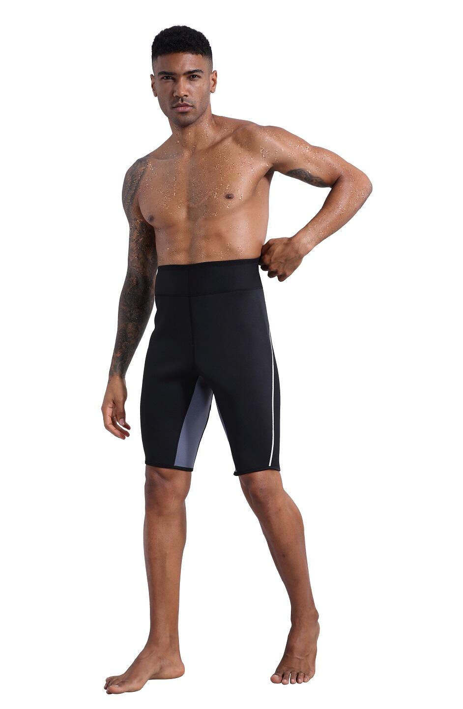 Fitness kalhoty pro hubnoucí muže, Neoprén, SlimBody 5/6