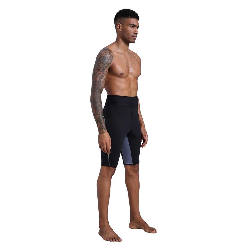 Fitness kalhoty pro hubnoucí muže, Neoprén, SlimBody