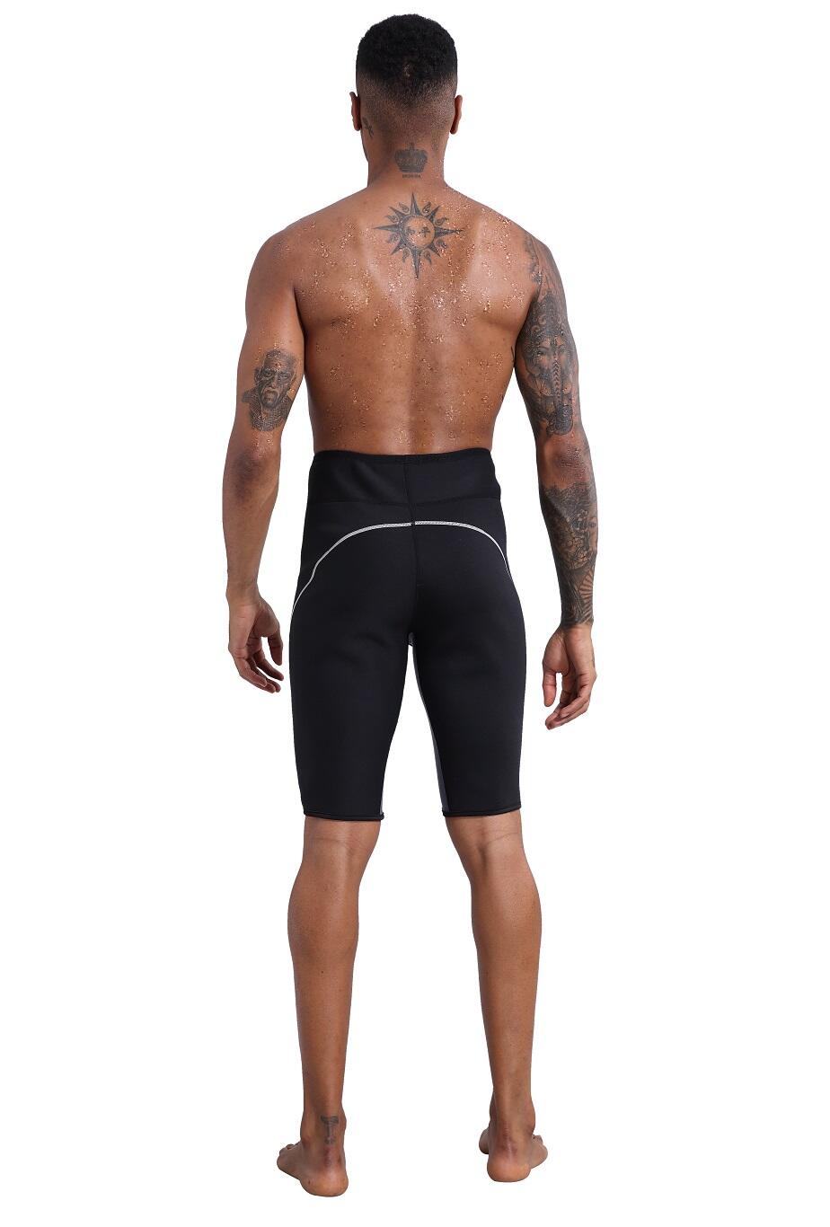 Fitness kalhoty pro hubnoucí muže, Neoprén, SlimBody 3/6