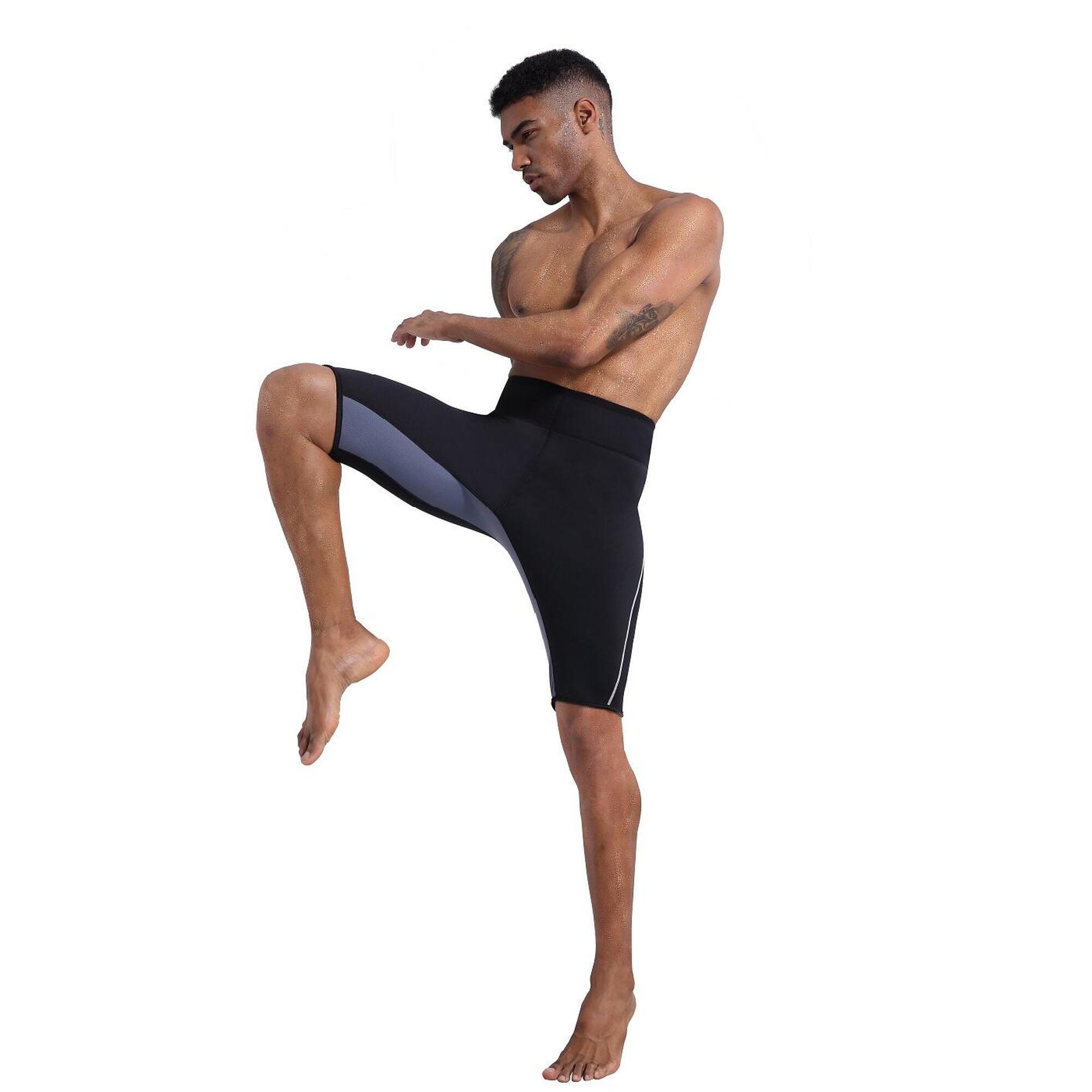 SLIMBODY Fitness kalhoty pro hubnoucí muže, Neoprén, SlimBody