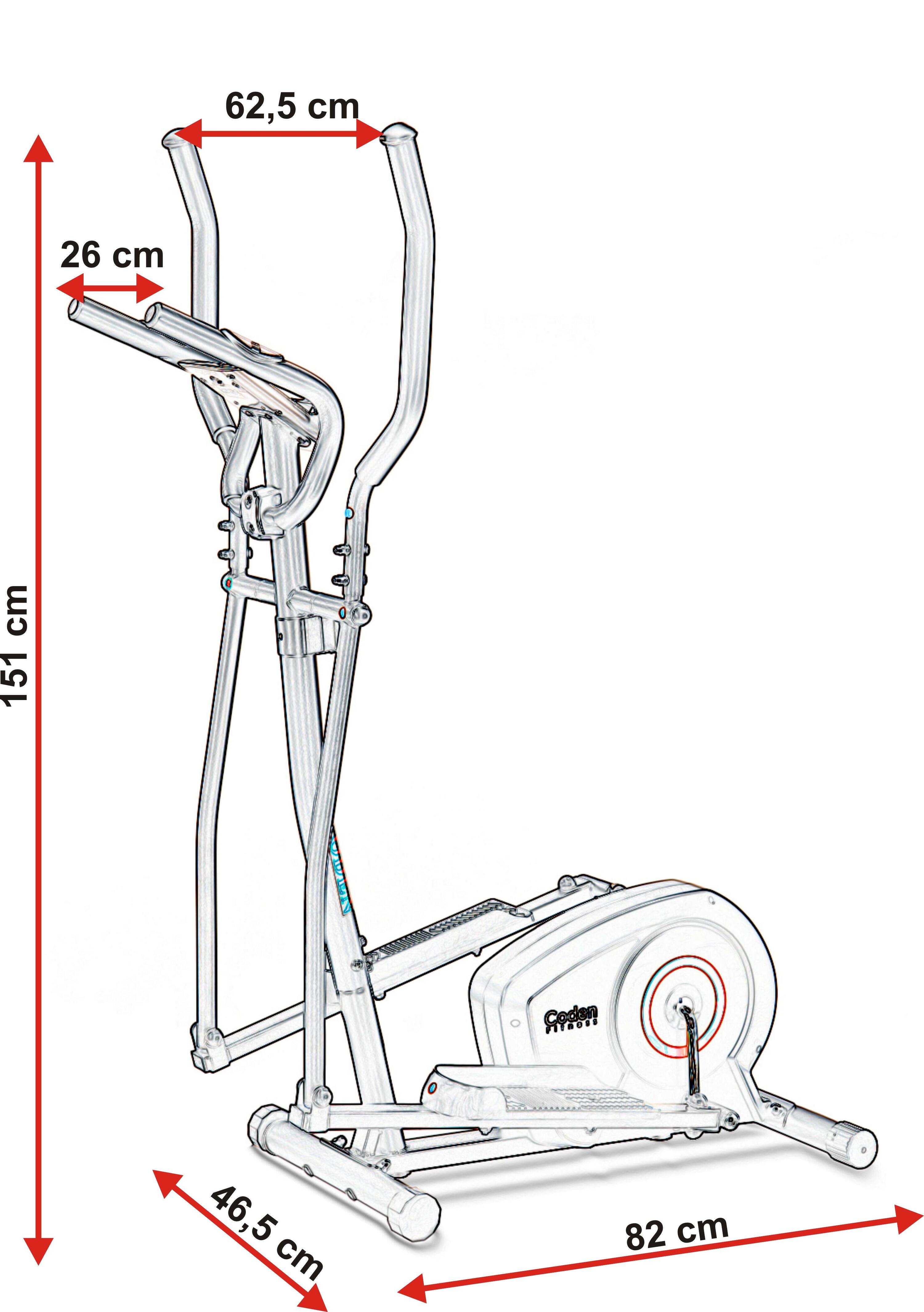 Rower eliptyczny CODEN CF550 kolo 5 kg 5/5