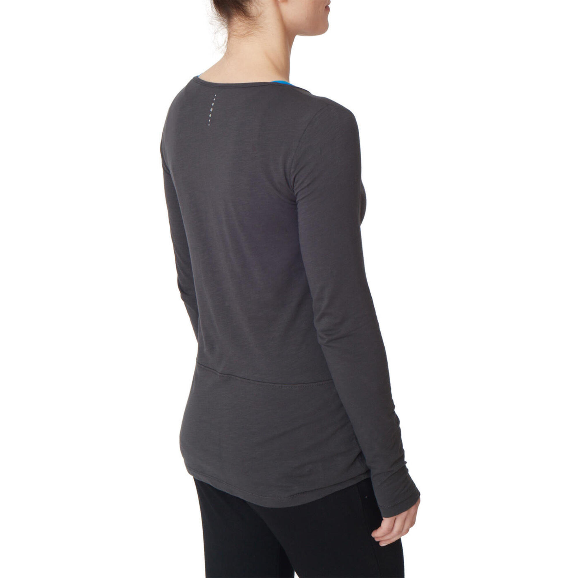 Yoga Shirt Get Down - Soot Yoga Damen Grau Stretchig YOGISTAR