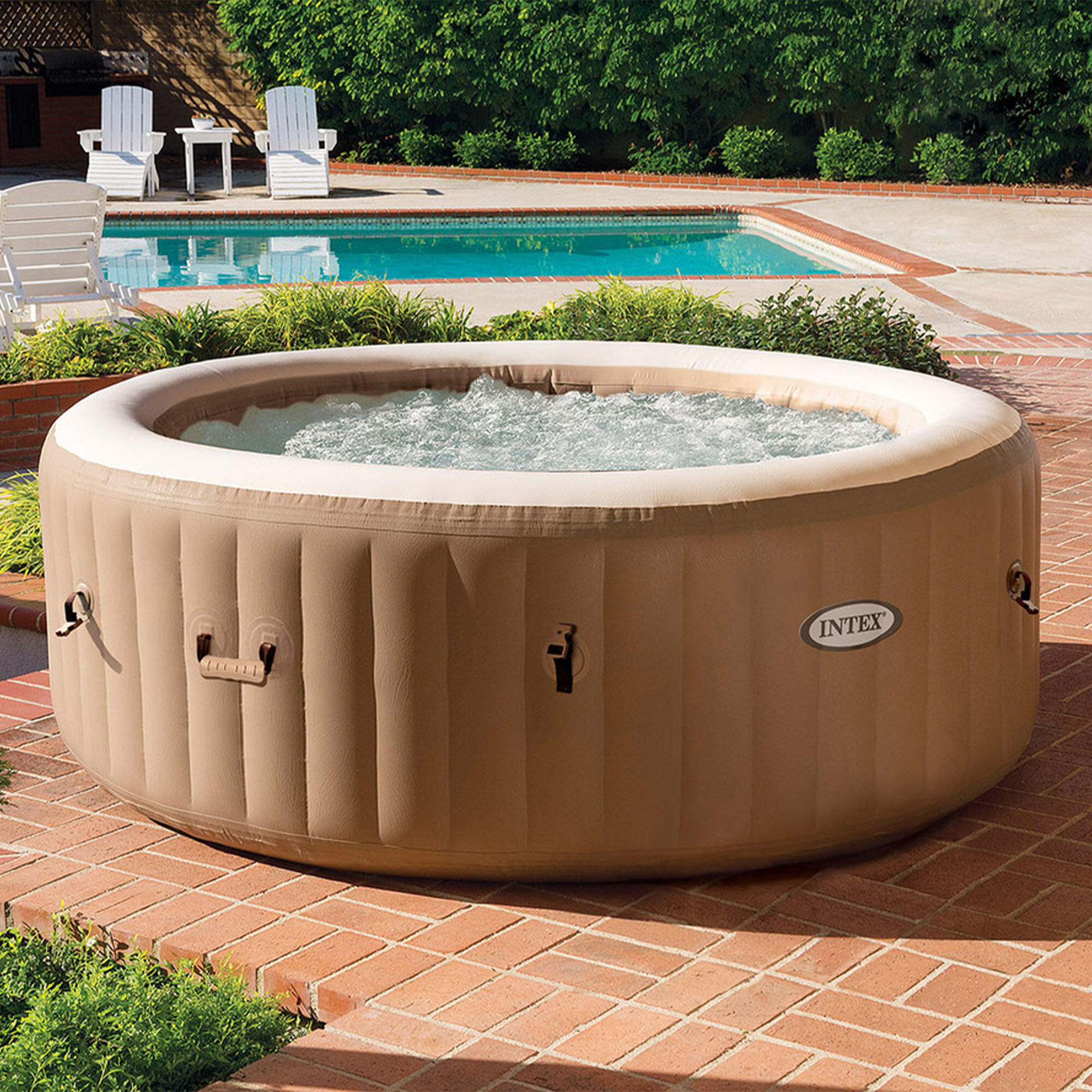 Spa insuflável INTEX 4 pessoas Bubble Massage Sahara 2/7