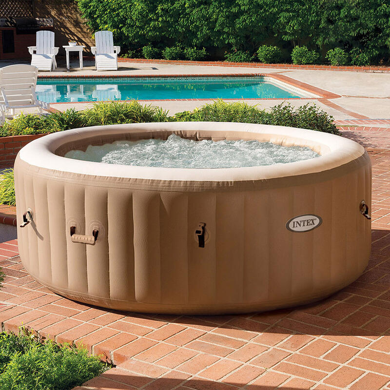 Jacuzzi insuflável Intex bolhas 4 pessoas 795 litros