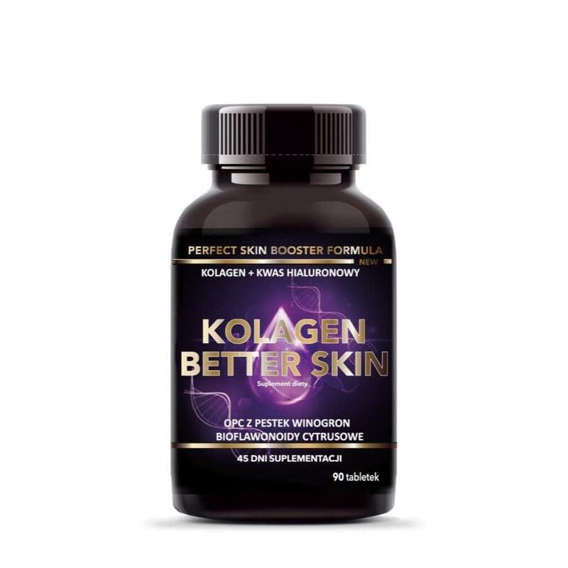 Kolagen Better skin - kw hial + cynk + OPC + bioflawonoidy INTENSON 90 tabletek