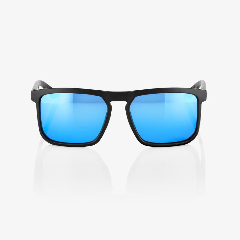 100%  RENSHAW Matte Black - HiPER® Blue Multilayer Mirror Lens