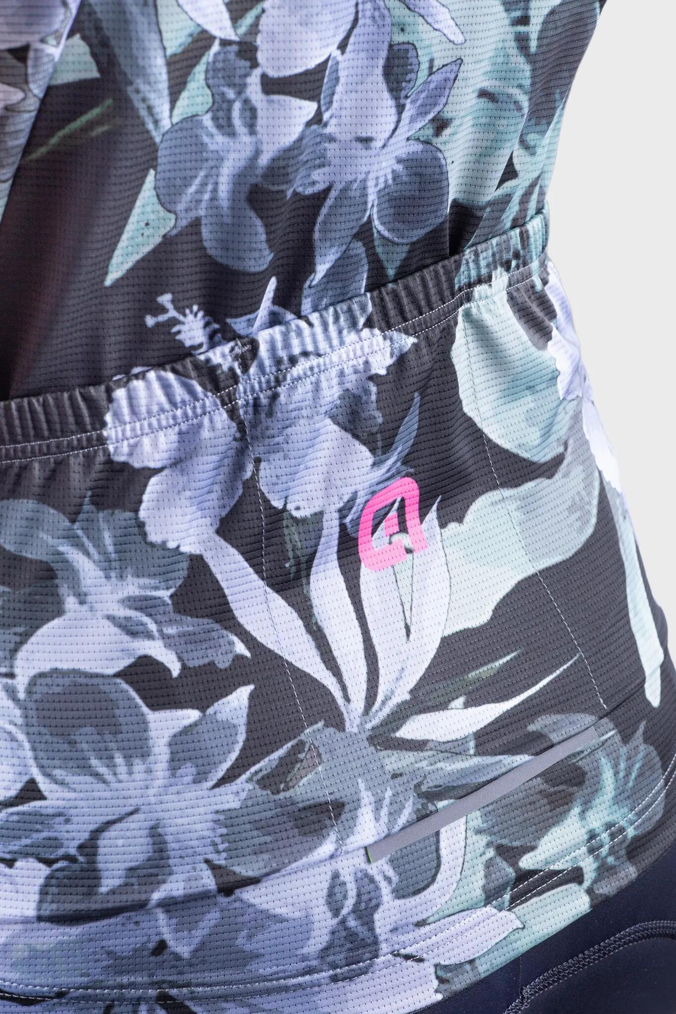 Ale Femmes Maillot à Manches Courtes Solid Bouquet 3/5