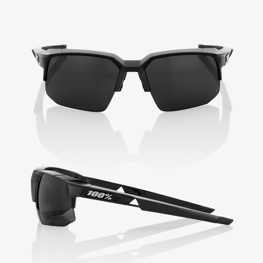 100% SPEEDCOUPE® Polished Black Grey PeakPolar Lens 2/4