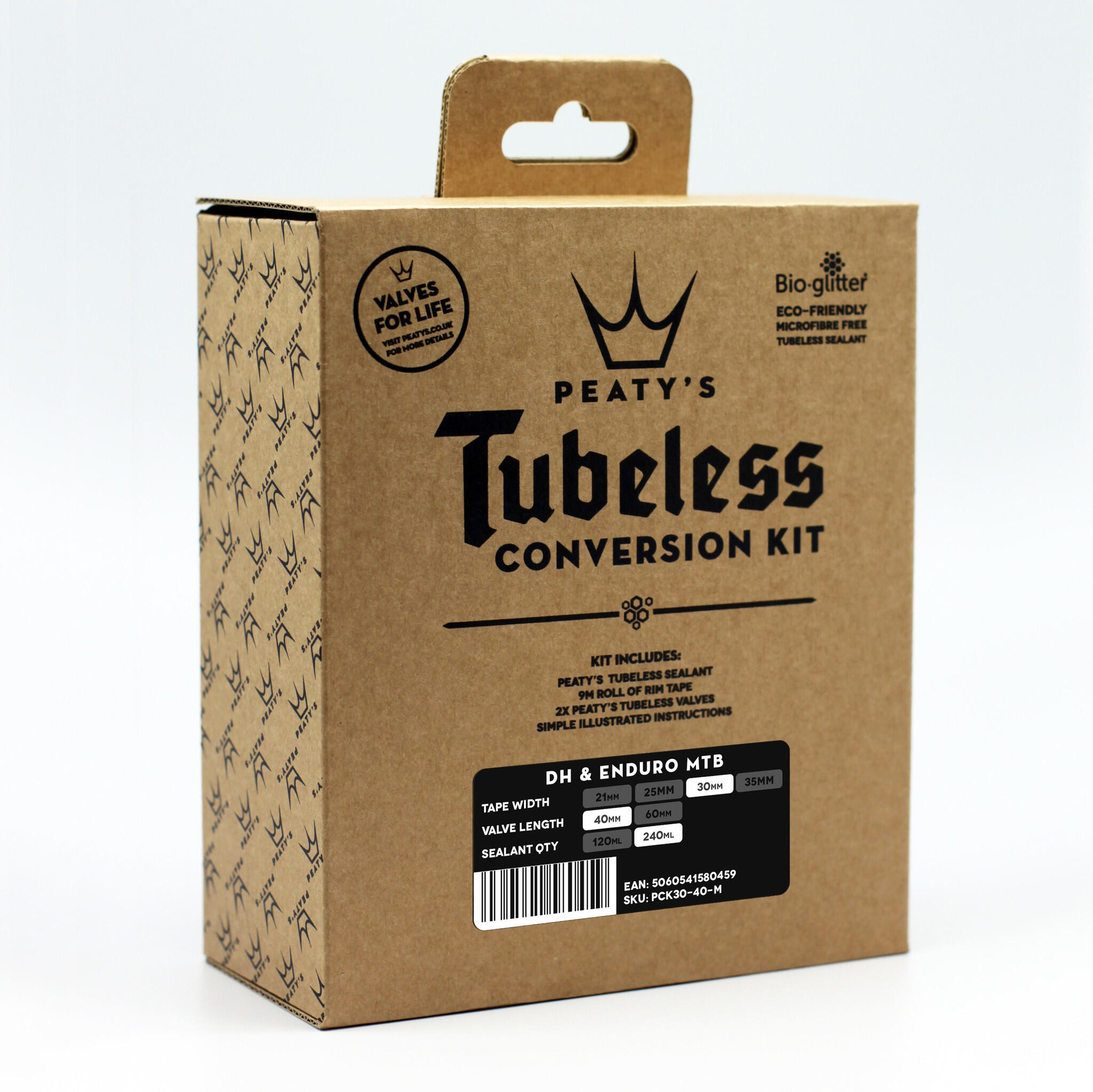 Kit conversion roue tubless Peaty's 3/4
