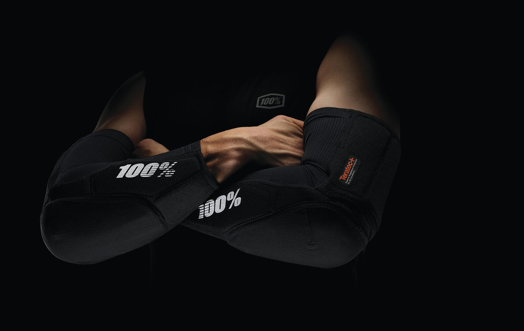 100% Unisex Ellenbogenschoner Teratec Plus, Schwarz 5/5