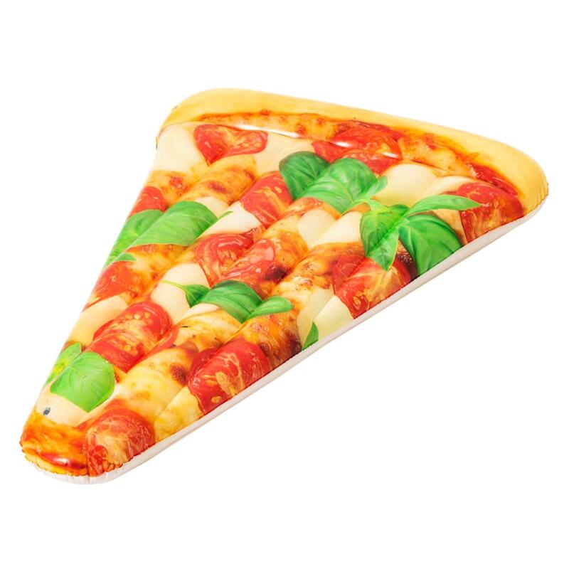Bóia espreguiçadeira flutuante Pizza Party 188x130 cm