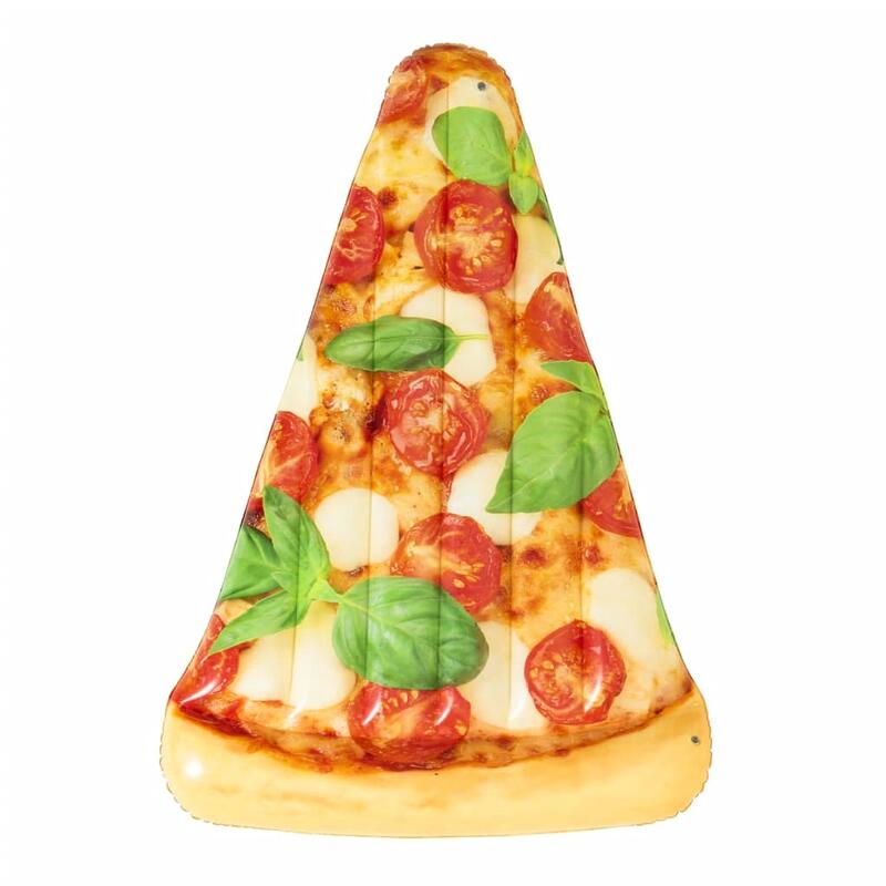 Bóia espreguiçadeira flutuante Pizza Party 188x130 cm