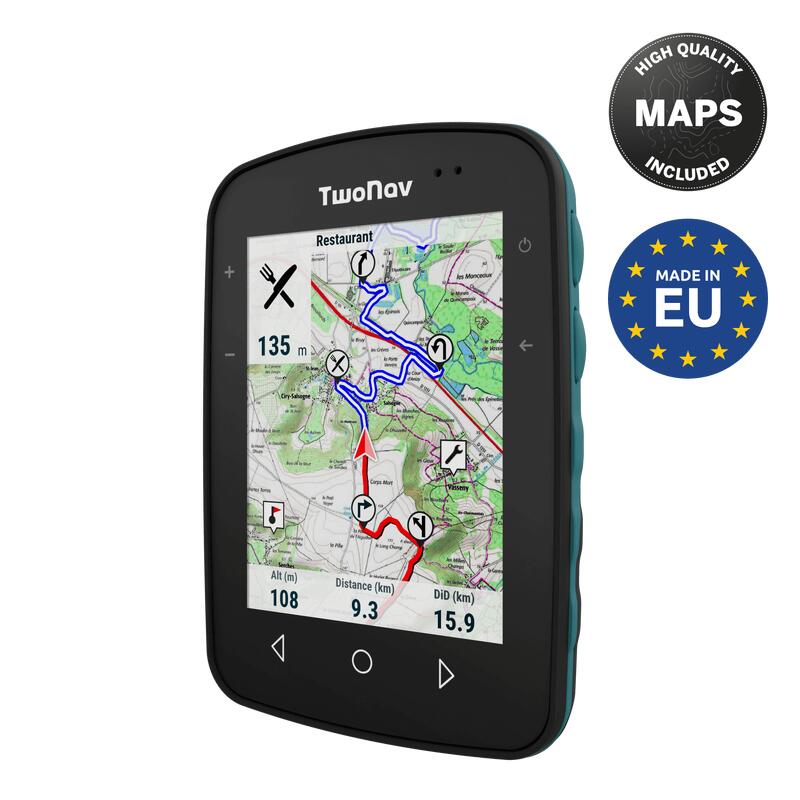 Gps Terra Multideporte bicicleta ciclismo btt senderismo trekkingcompacto y ligero 3 botones frontalespantalla 3.7