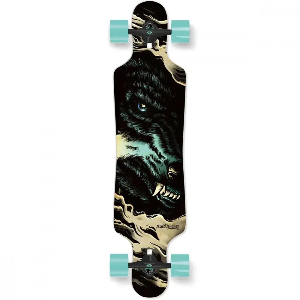Longboard Street Surfing FREERIDE 39" CURVE Wolf