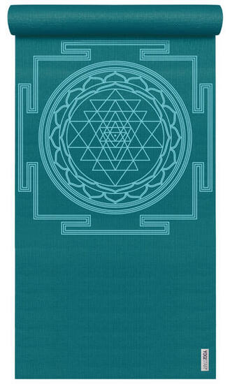 Yogamatte Basic Sri Yantra Yoga Rutschfest YOGISTAR