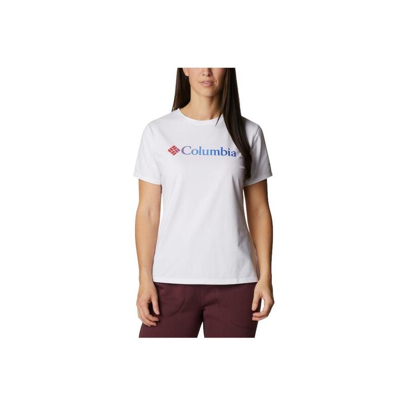 Női rövid ujjú póló, Columbia Sun Trek W Graphic Tee, fehér