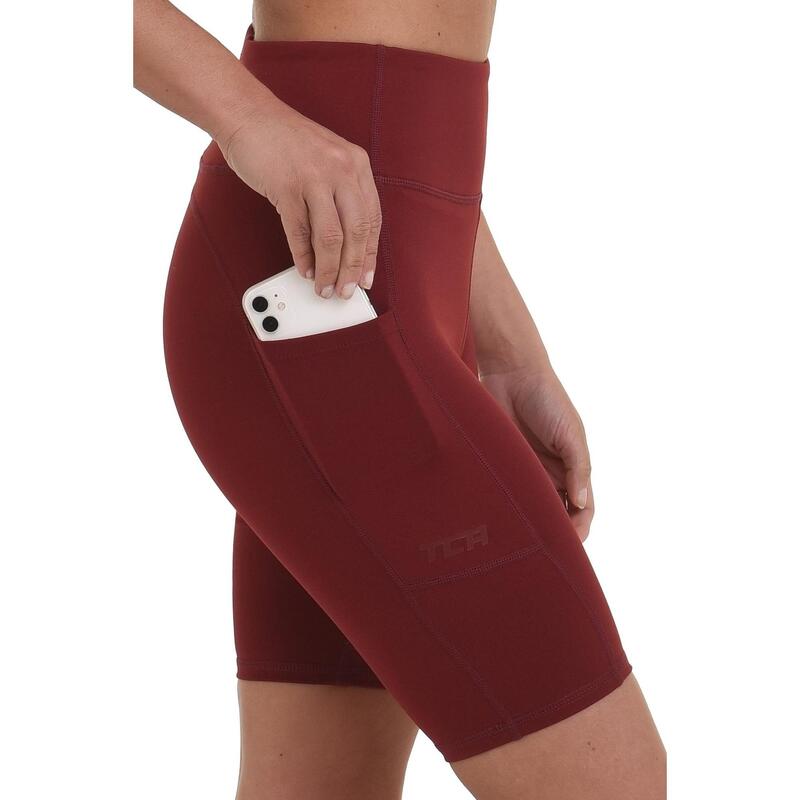 Pantalón Corto Equilibrium de Yoga para Mujer con Bolsillo para el Teléfono