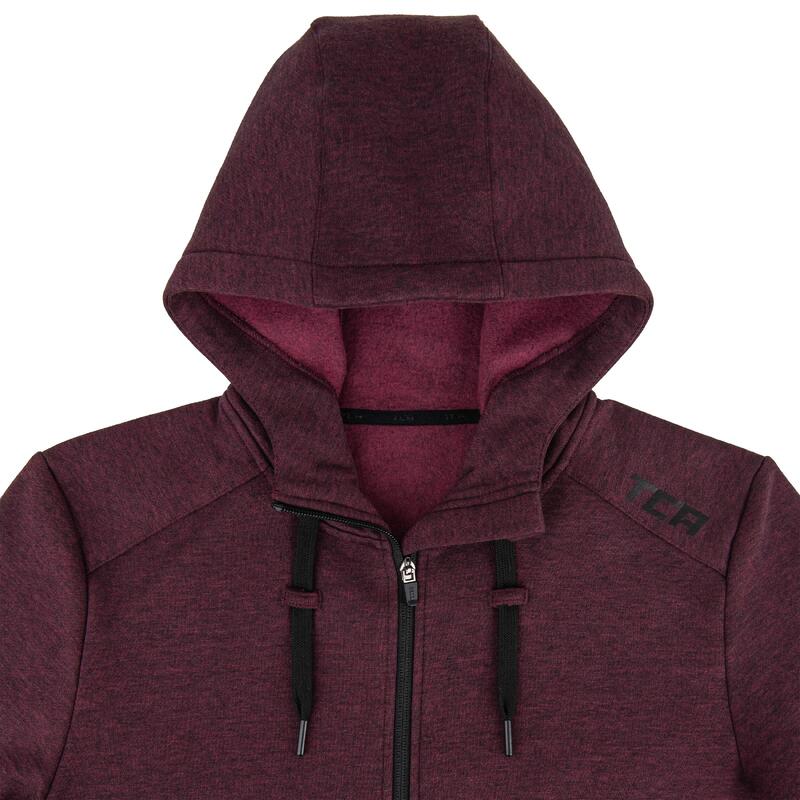 Heren Revolution Tech Hoodie met ritssluiting zakken