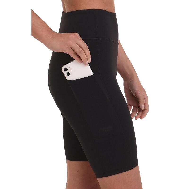 Pantalón Corto Equilibrium de Yoga para Mujer con Bolsillo para el Teléfono