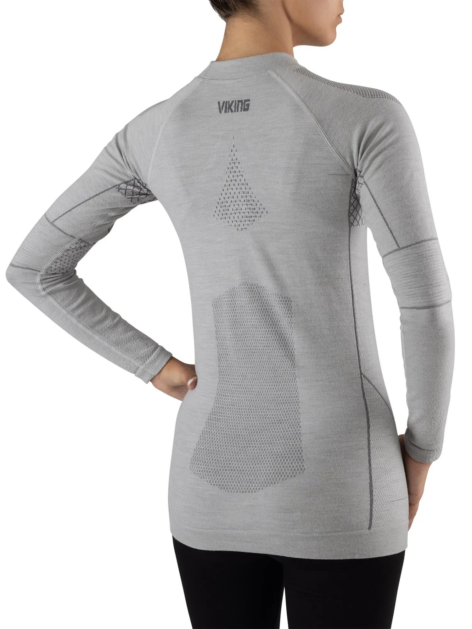 Koszulka termoaktywna damska Viking Lava, longsleeve Merino PrimaLoft 2/4