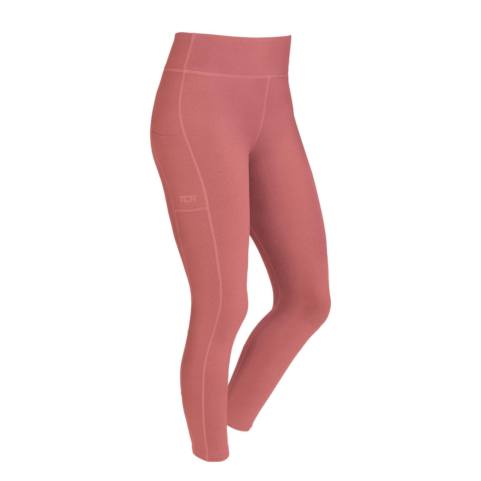 TCA Girls' Super Thermal Base Layer Leggings - Dusty Rose