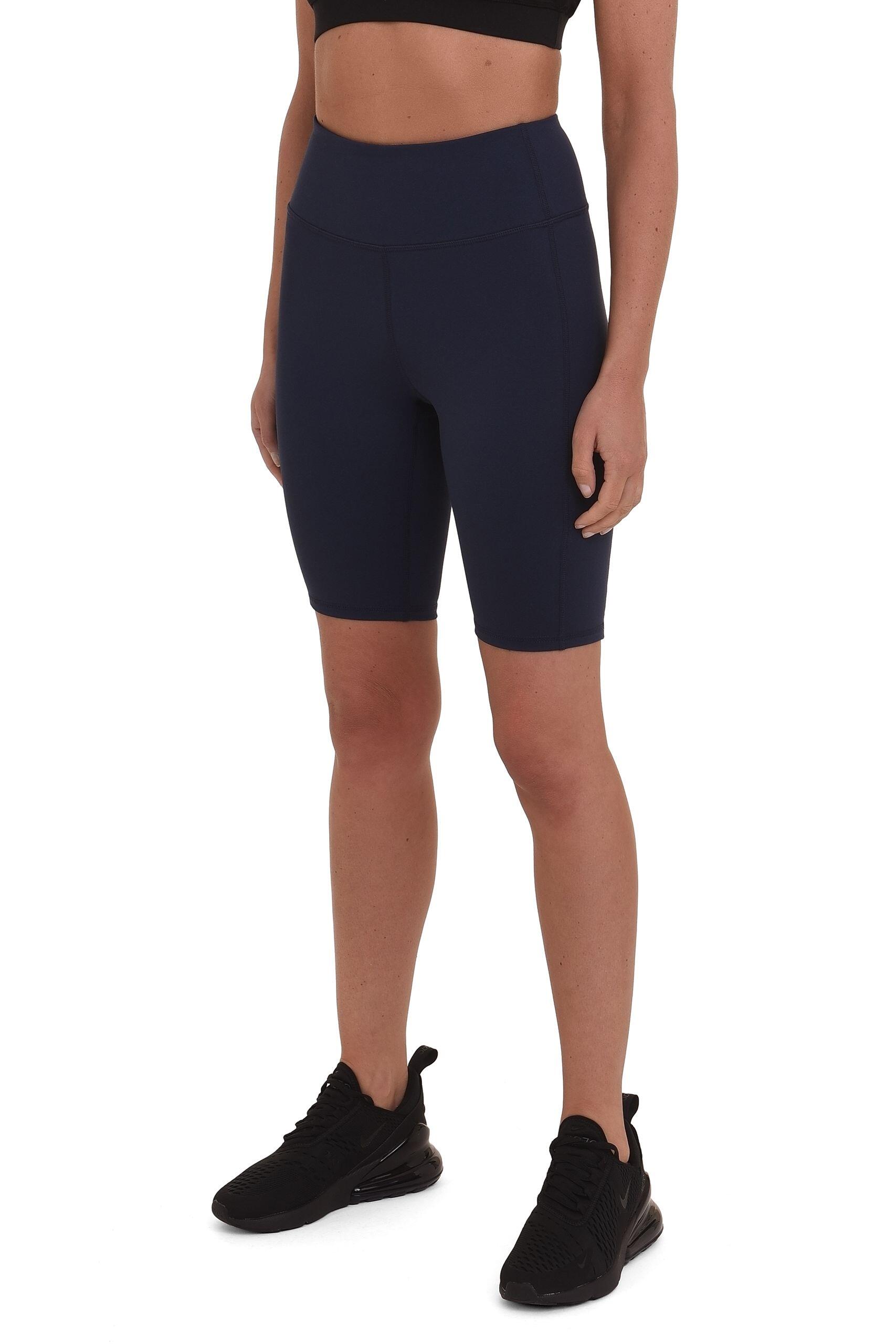 Women's Equilibrium Yoga Shorts - Navy Eclipse 3/5