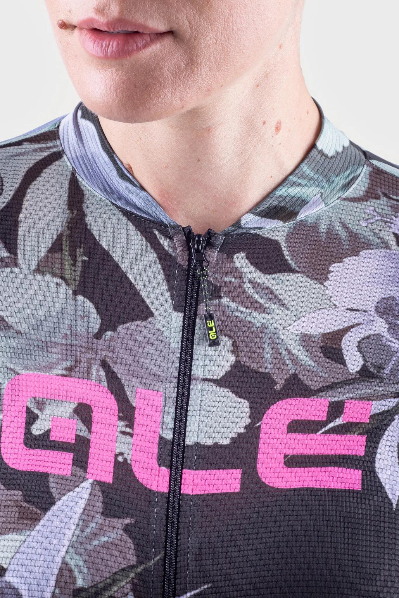 Ale Femmes Maillot à Manches Courtes Solid Bouquet 4/5