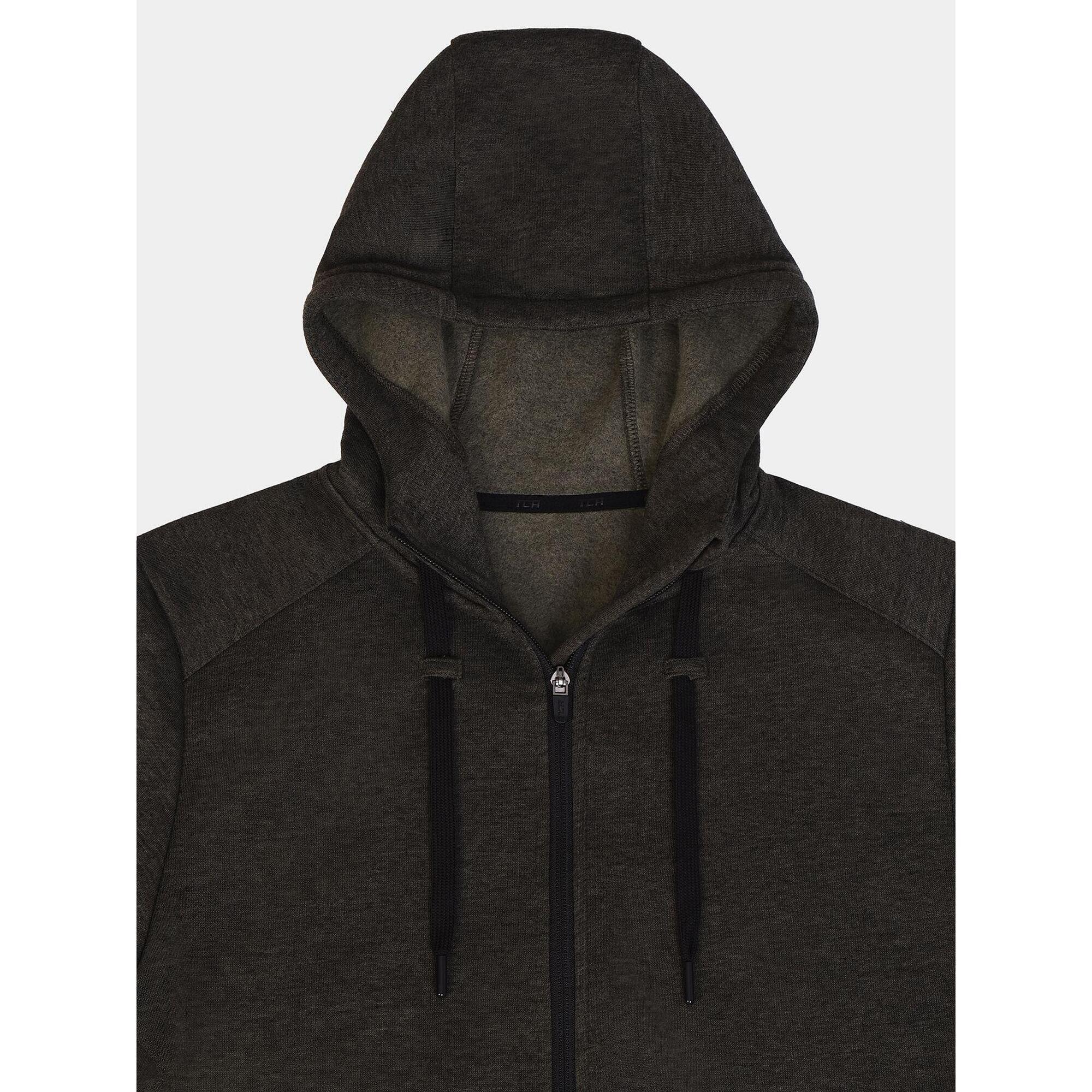 Pullover hoodie with zipper pocket hot sale