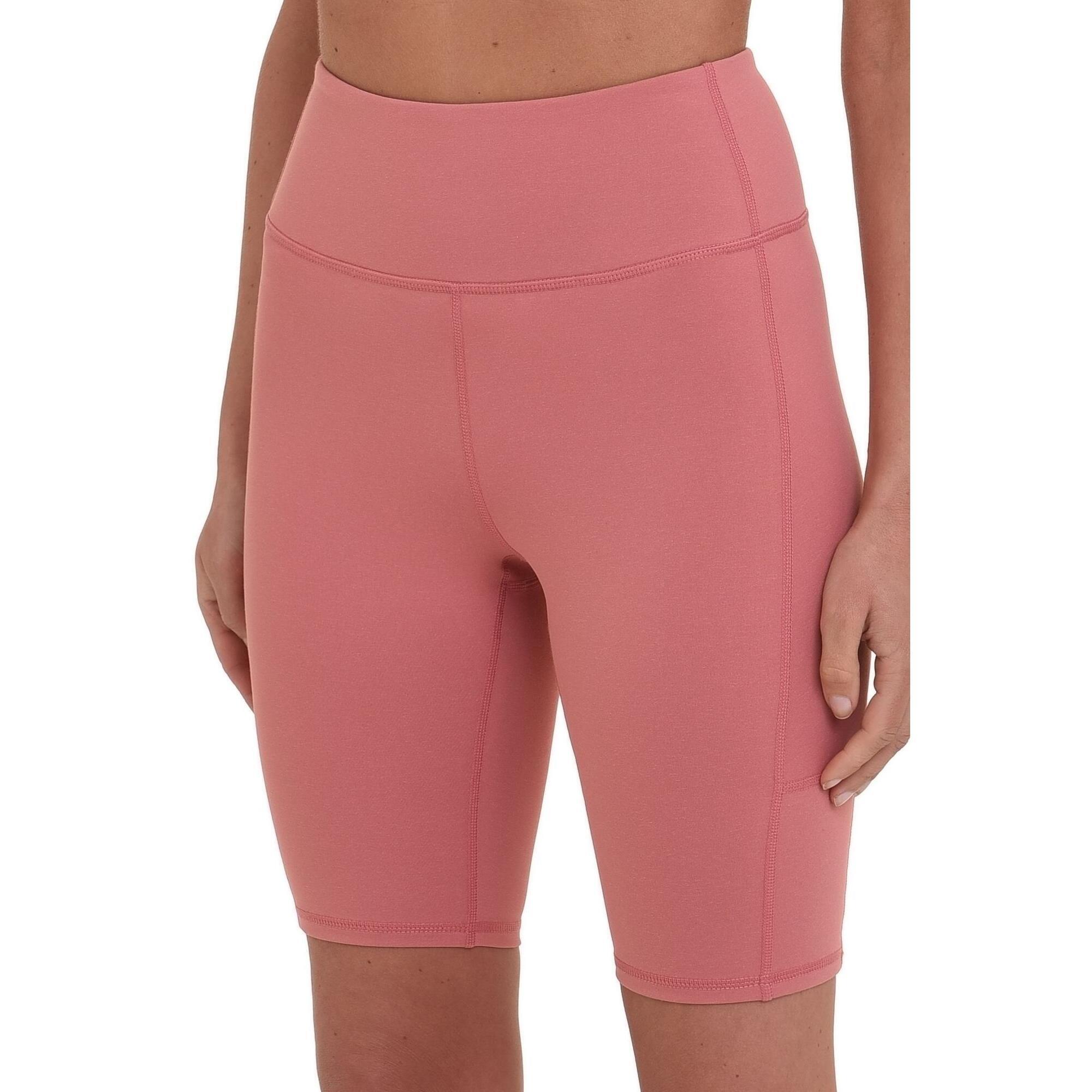 TCA Women's Equilibrium Yoga Shorts - Dusty Rose