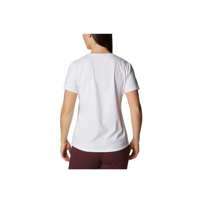 Női rövid ujjú póló, Columbia Sun Trek W Graphic Tee, fehér