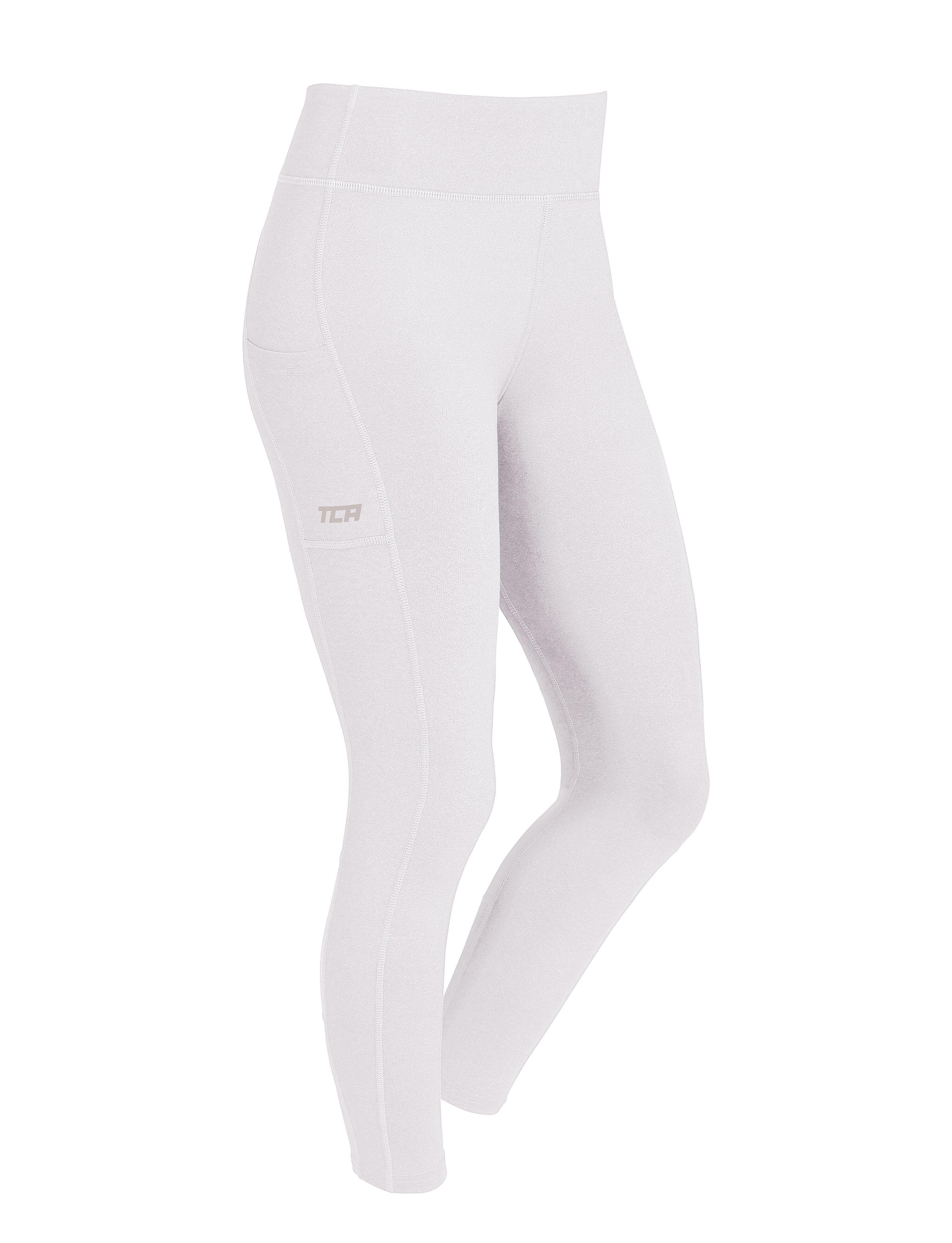 Girls' Super Thermal Base Layer Leggings - Cloud White 2/4