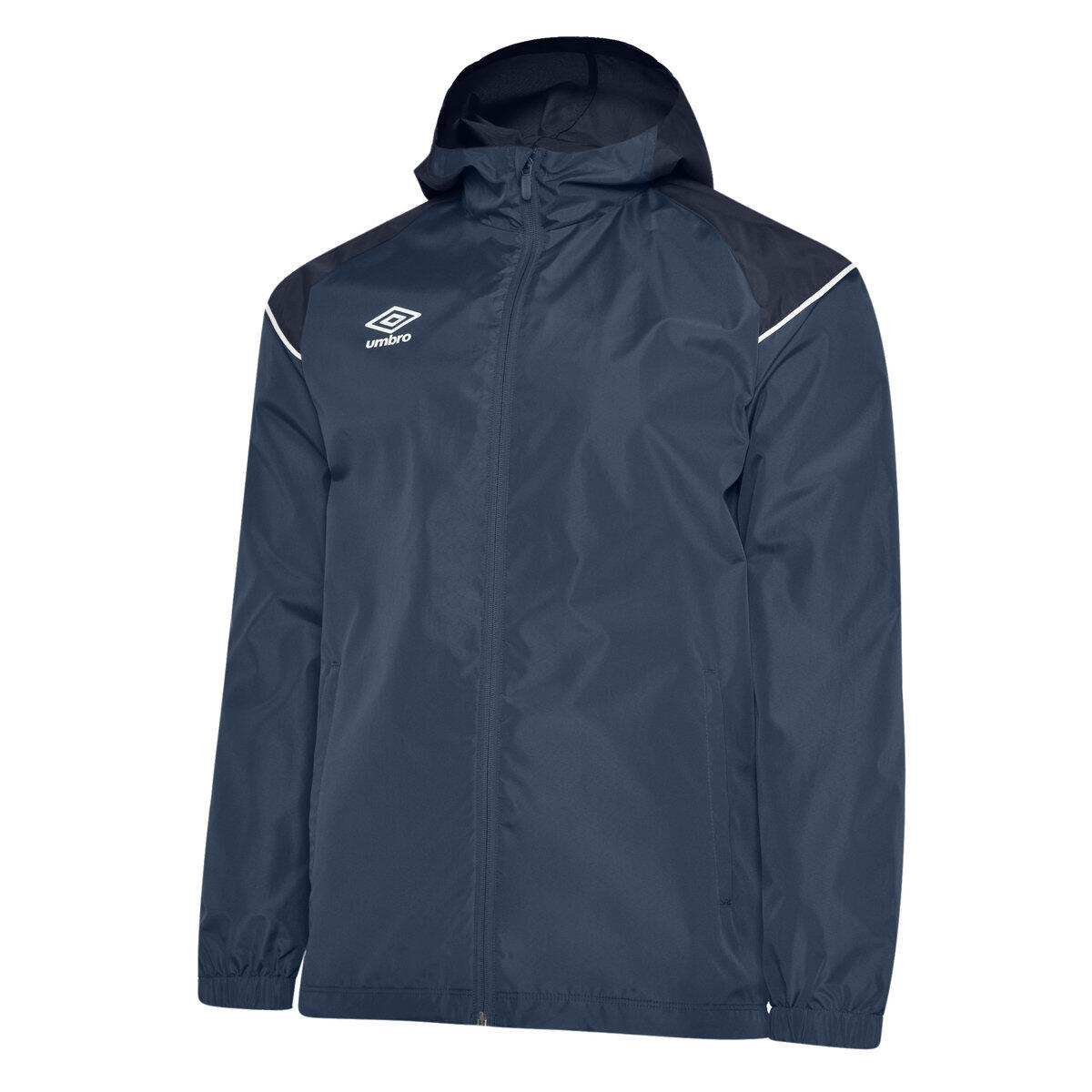 Kids' Waterproof Jacket (Navy Blue / Purplish Blue / White)