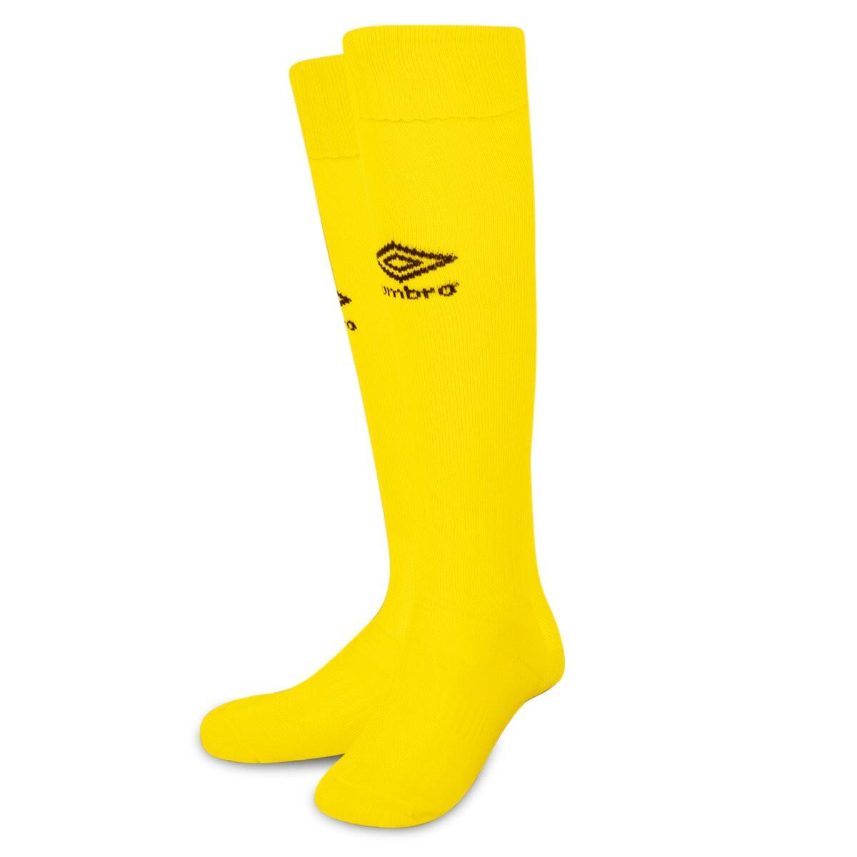 Childrens/Kids Classico Socks (Blazing Yellow/Carbon) UMBRO | Decathlon