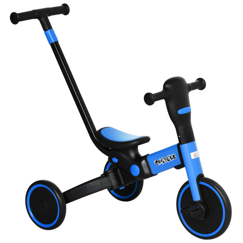 juicio Salón de clases volatilidad Triciclo Infantil HOMCOM 101x45x76,2-98,8cm azul | Decathlon