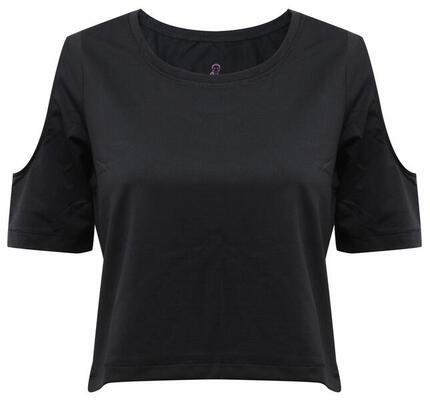 Yoga Shirt Raffaela Yoga Damen Schwarz Stretchig YOGISTAR