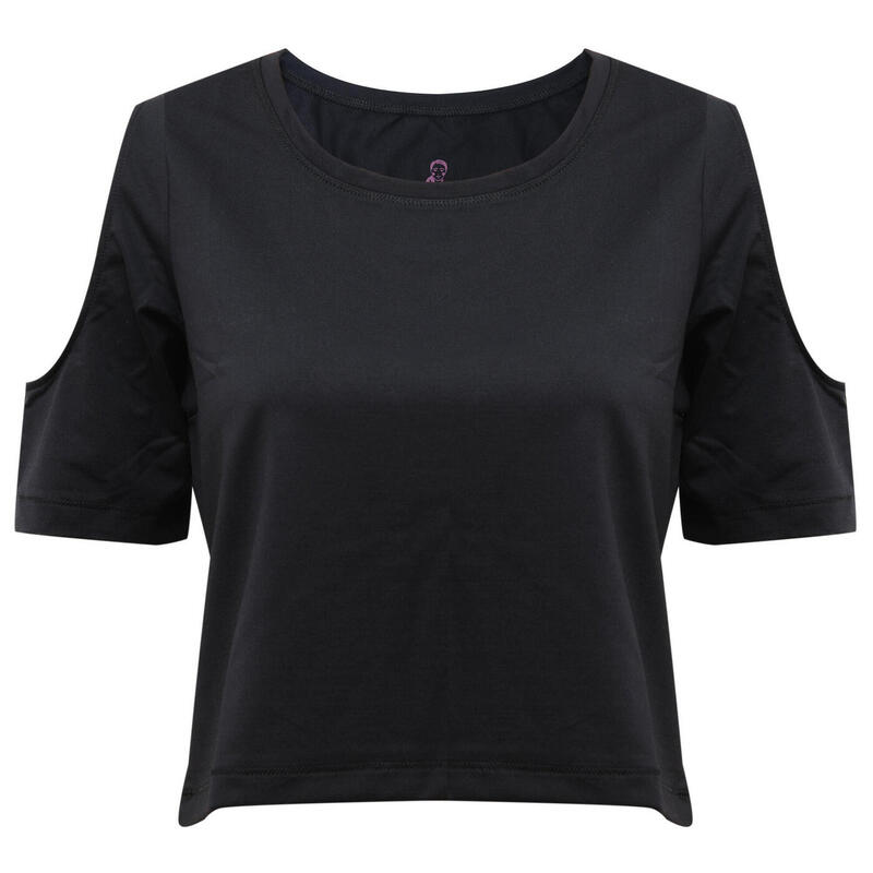 Yoga Shirt Raffaela Yoga Damen Schwarz Stretchig YOGISTAR