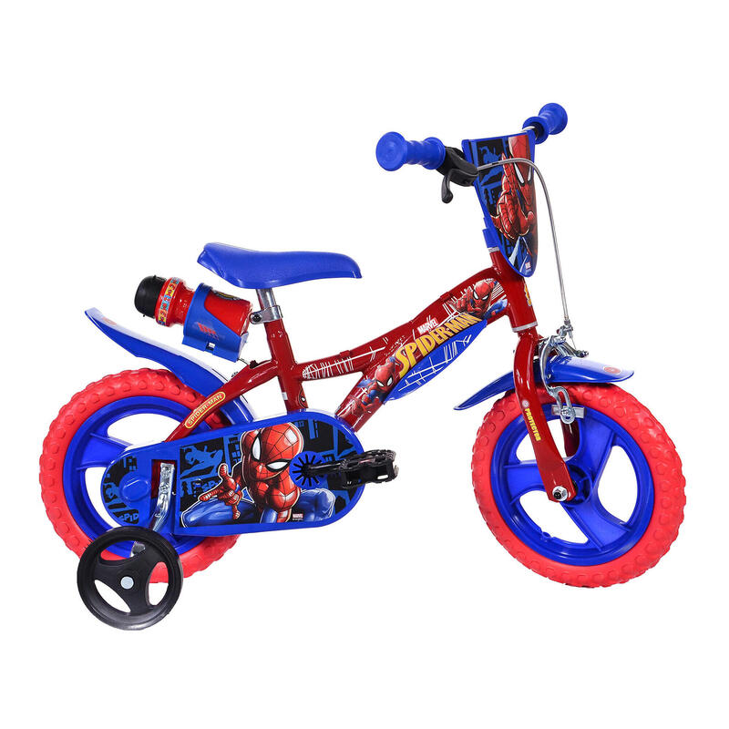 Bicicleta niño pulgadas Spider-Man rojo 3-5 años