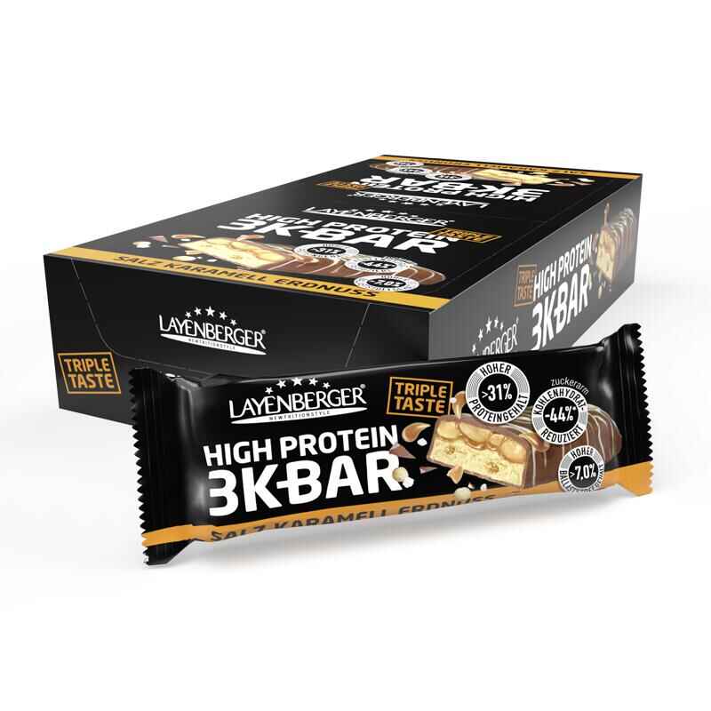 3K BAR TRIPLE TASTE Salz Karamell Erdnuss 21x45g