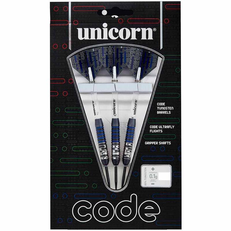Dardos Unicorn Darts Code Blue 90% 23g