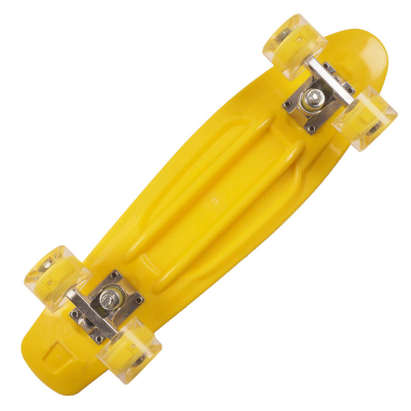 Penny Board cu roti luminoase, 22'', PU, Aluminium, 90 KG Banana