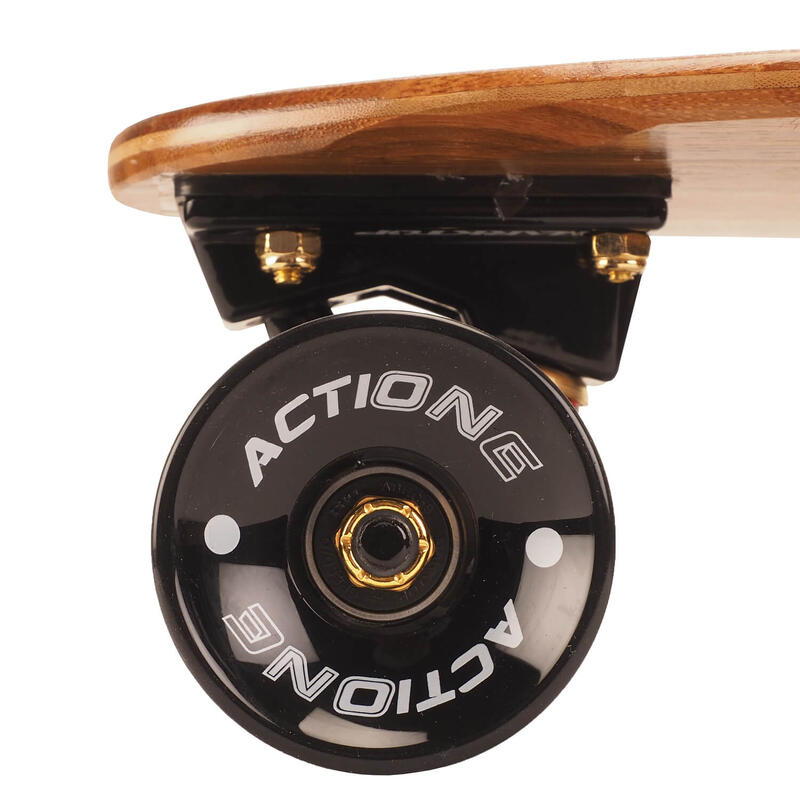 Penny board Portabil, PU, ABEC-9, Bambus, Cruiser
