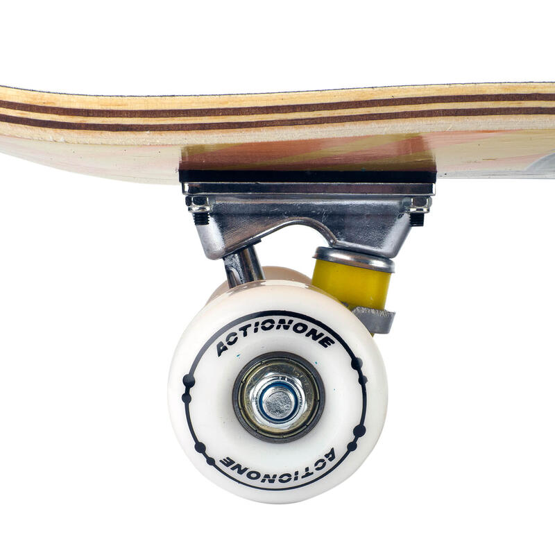 Skateboard ABEC-7, Aluminiu, 79 x 20 cm, Multicolor, Skate Skull