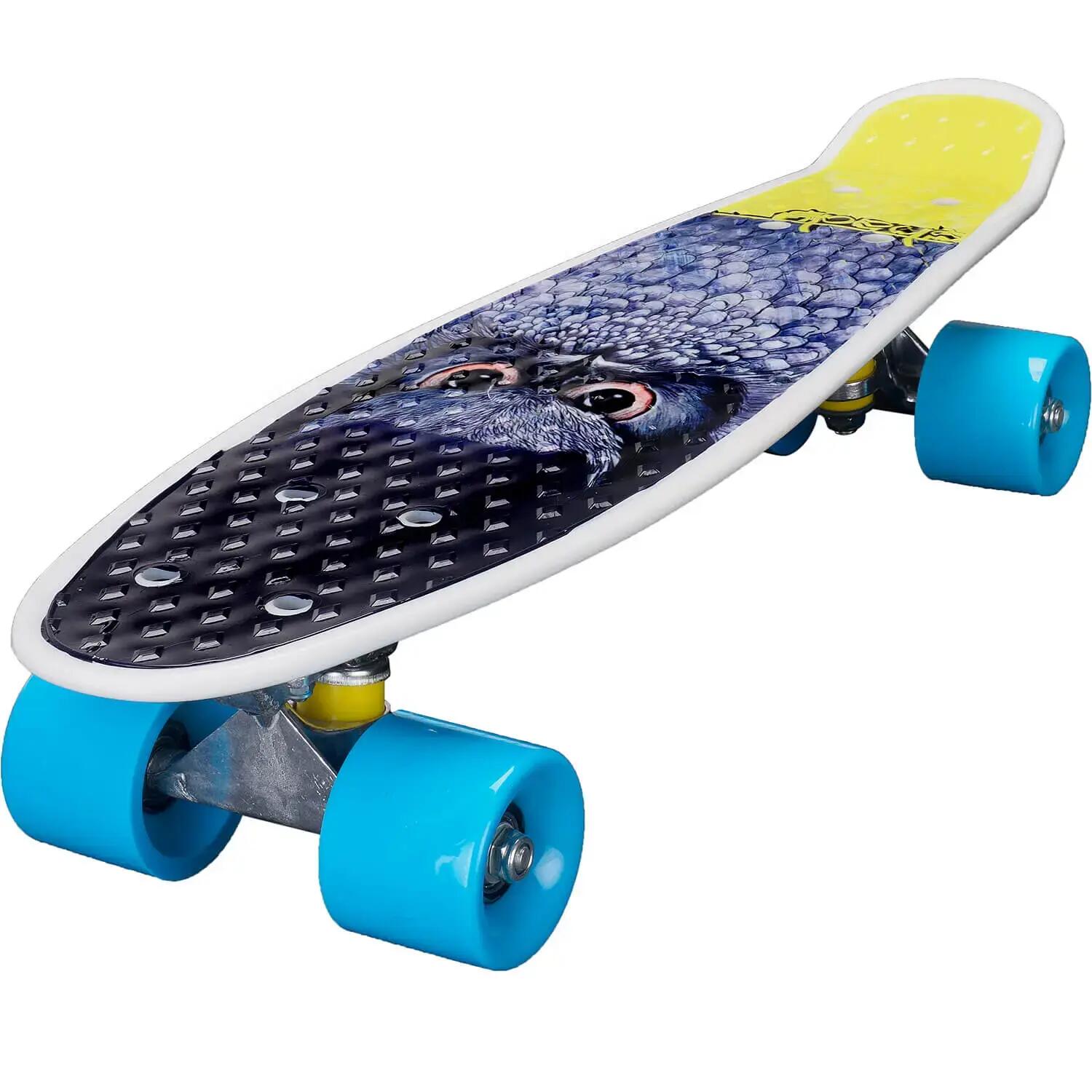 Penny Board 22'', ABEC-7, PU, Aluminium truck, Blue Owl 4/5