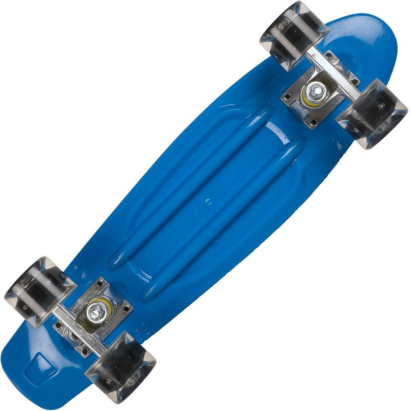 Penny Board cu roti luminoase 22'', PU, Aluminium truck, 90 KG Graphic Face