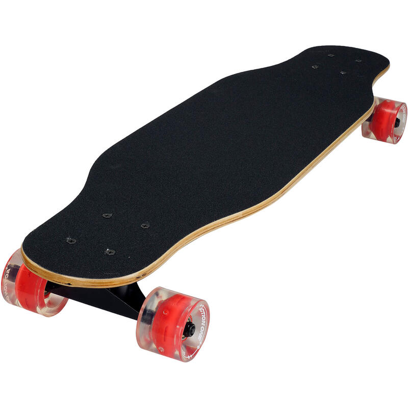 Longboard The Sign, roti luminoase, ABEC-7, PU, Aluminiu, 100 kg, 80 x 20 cm