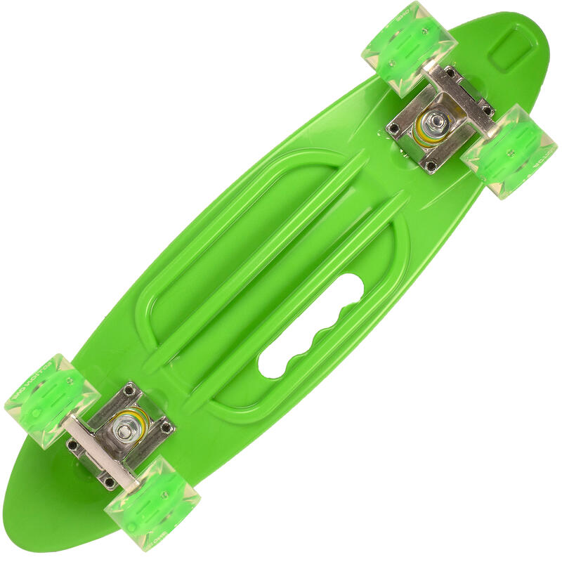 Penny board ABEC-7, PU, Aluminiu, Green Stuff