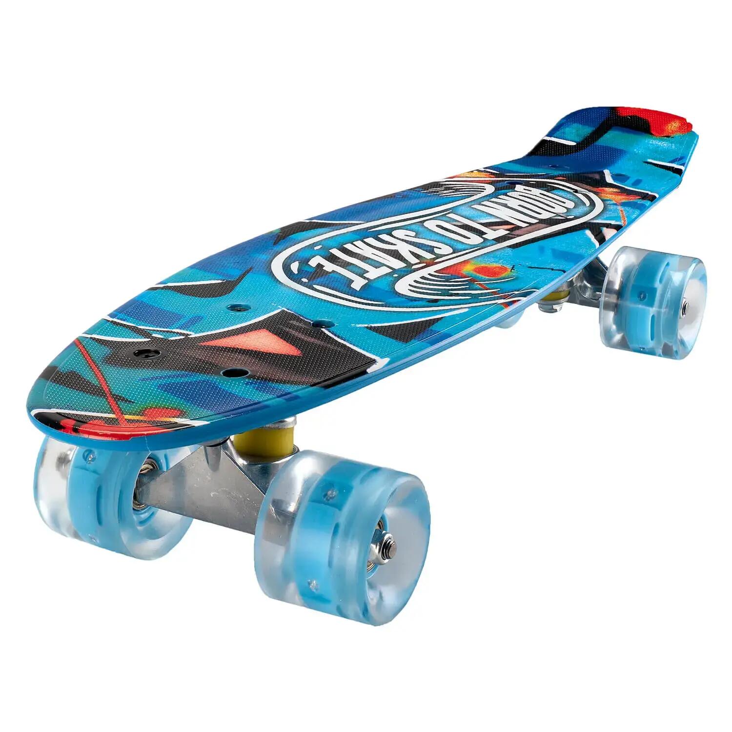 Penny Board cu roti luminoase 22'', PU, Aluminium, 90 KG Born to Skate 5/5