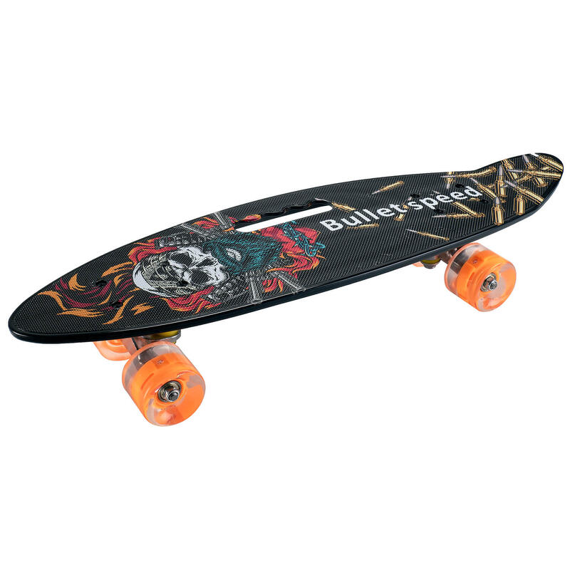 Penny board Hordozható, PU, ABEC-7, Alumínium, Bullet Speed