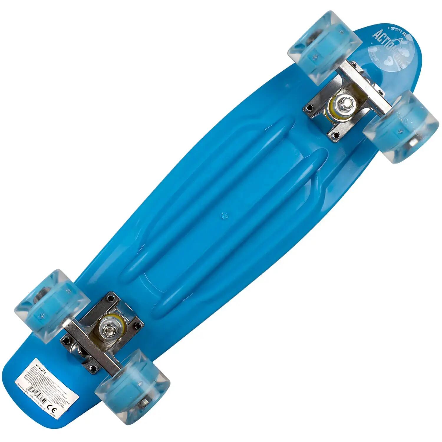 Penny Board cu roti luminoase 22'', PU, Aluminium, 90 KG Born to Skate 2/5