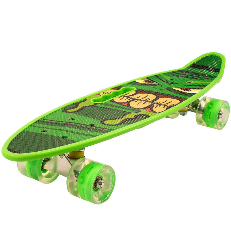 Penny board Hordozható ABEC-7, PU, alumínium, Green Stuff